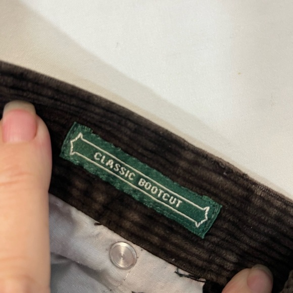 Lauren Jeans Company Classic Bootcut Pants Corduroy Mid Rise Women's Size 12 - Picture 8 of 9